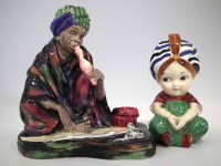 Lot 118 - Royal Doulton, Boy in Turban also the Snake