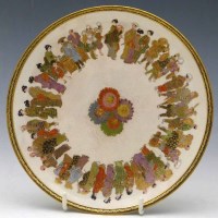 Lot 142 - Satsuma dish by Senzan