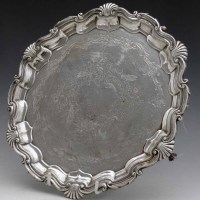 Lot 173 - Silver salver.