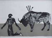 Lot 364 - Elisabeth Frink, Corrida III, signed lithograph.