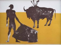 Lot 365 - Elisabeth Frink, Corrida IV, signed lithograph.