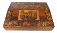 Lot 16 - Tumbridge ware writing slope