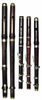 Lot 29 - Five small flutes.