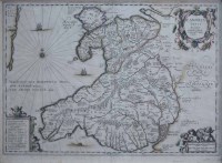 Lot 40 - Humphrey Lhuyd, Map of Cambriae.