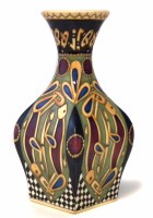 Lot 102 - Moorcroft fields of gold vase.