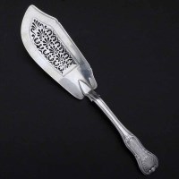 Lot 156 - Fish slice, silver 47th Regiment of Foot (The Loyal North Lancashire Regiment).
