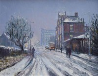 Lot 266 - Reg Gardner, Mill St., Ancoats, oil.