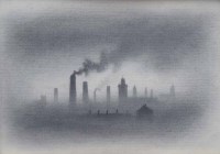 Lot 336 - Trevor Grimshaw, Smoke, graphite.