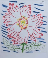Lot 385 - After Pablo Picasso, Flower of Hands, print and certificate.