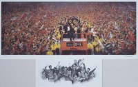 Lot 386 - After Marc Grimshaw, Welcome Home, signed print.