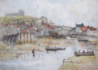 Lot 422 - A.F. Maitland, Whitby, gouache.