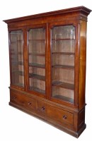 Lot 532 - Victorian walnut bookcase