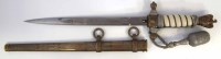 Lot 65 - German Third Reich navy dagger