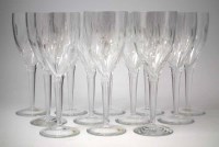 Lot 95 - Ten Waterford John Rocha glasses.