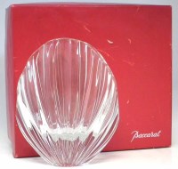 Lot 97 - Baccarat glass vase.