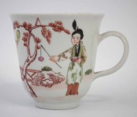 Lot 117 - Bristol coffee cup circa 1775, with flaring rim