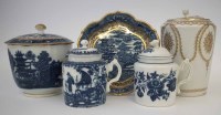 Lot 119 - Caughley circa 1780, to include two mustard pots