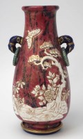 Lot 140 - Royal Worcester vase.