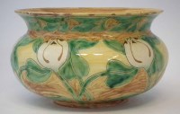 Lot 147 - Della Robbia jardiniere circa 1900, incised with