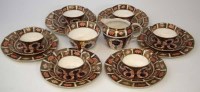 Lot 162 - Royal Crown Derby tea service, decorated with
