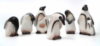 Lot 210 - Six Royal Doulton penguins including the rare