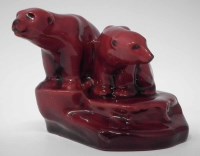 Lot 212 - Royal Doulton polar bears group.