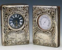 Lot 353 - Two matched silver frames containing Goliath