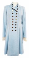 Lot 379 - Moloh blue jacket, gold buttons and lace trim.