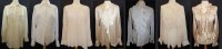 Lot 384 - ladies white and cream blouses