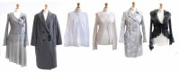 Lot 418 - A long cashmere grey coat by Madeleine together