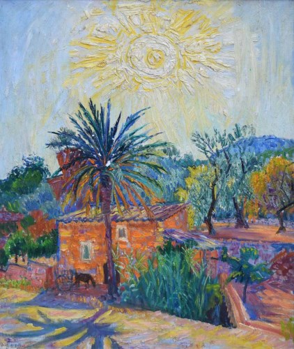 481 - Frederick Gore, Evening, Majorca, oil.