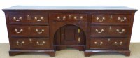 Lot 745 - George III oak dresser base.