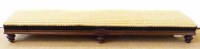 Lot 759 - Victorian walnut hearth footstool