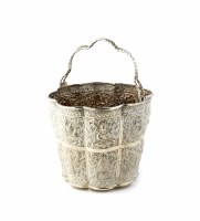 Lot 17 - Asian silver bucket