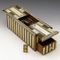 Lot 4 - Ivory games box