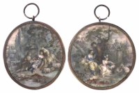 Lot 5 - Two miniature scenes