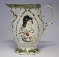 Lot 75 - Prattware jug