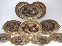 Lot 79 - Pratt dessert service.