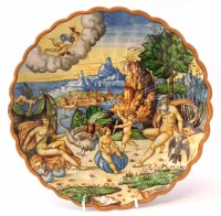 Lot 88 - 19th century early 20th century Crespina Maiolica