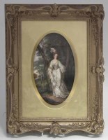 Lot 102 - Royal Worcester plaque signed Hawkins.