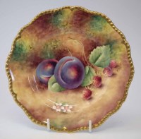 Lot 105 - Royal Worcester fruit plate.