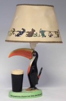 Lot 116 - Guiness advertising Carlton lamp.