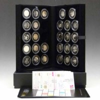 Lot 172 - Royal Mint 2012 London Olympics set of 27 and 29