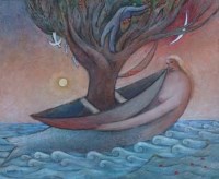 Lot 688 - Jiri Borsky, Surreal seascape, oil.