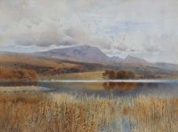 Lot 806 - Arthur Tucker, Esthwaite Water, watercolour.