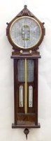 Lot 821 - Victorian oak cased Admiral Fitzroy's 'Royal Polytechnic Barometer'