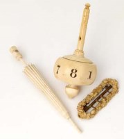 Lot 5 - Ivory Stanhope carved as a umberella of eastbourn