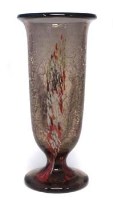 Lot 118 - Italian crackle vase.