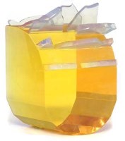 Lot 133 - Klein glass sculpture