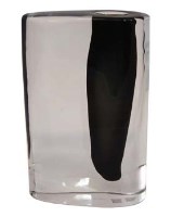 Lot 148 - Cenedese glass vase,   of slab form with offset